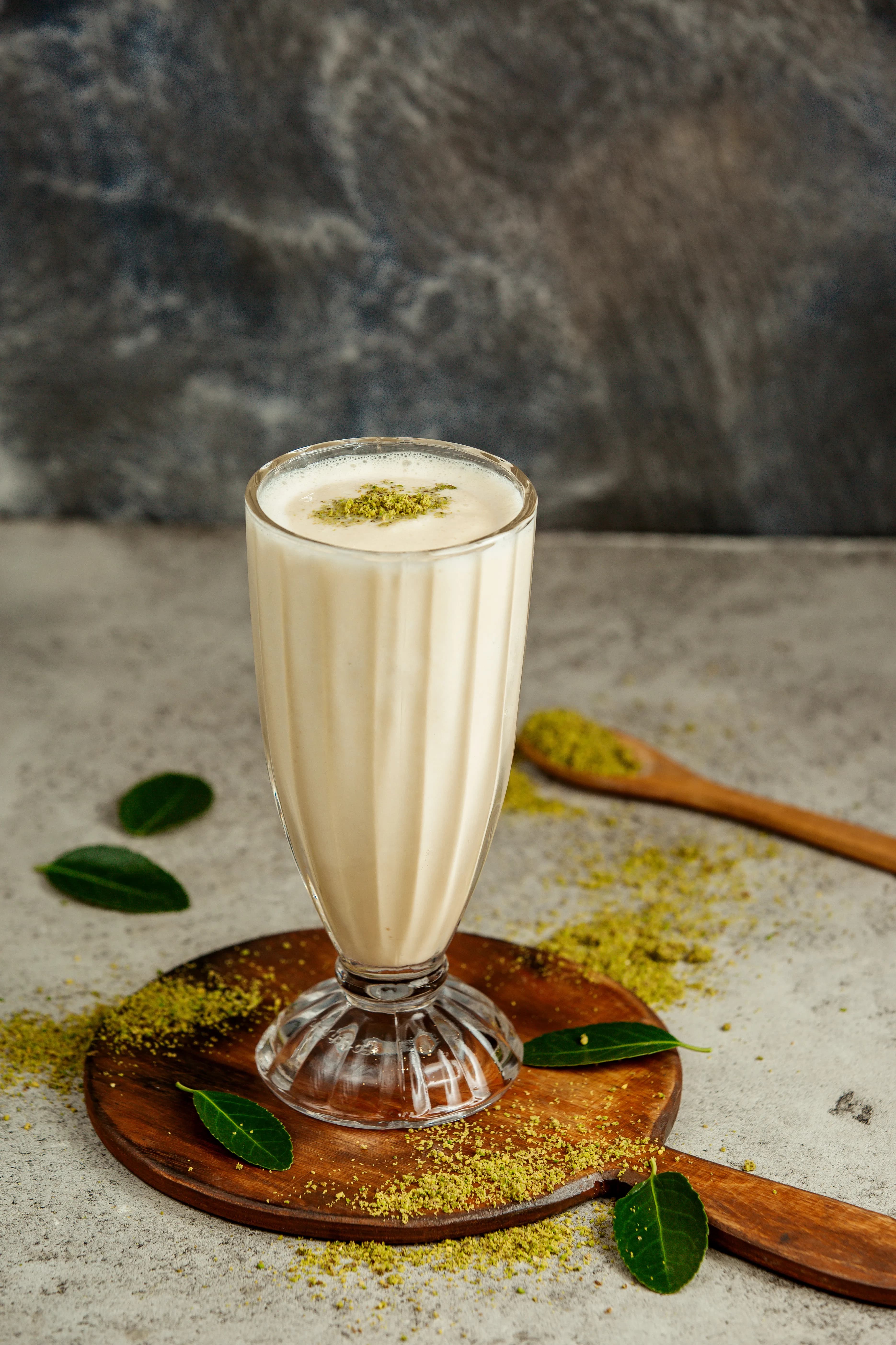 Glass Vanilla Milkshake