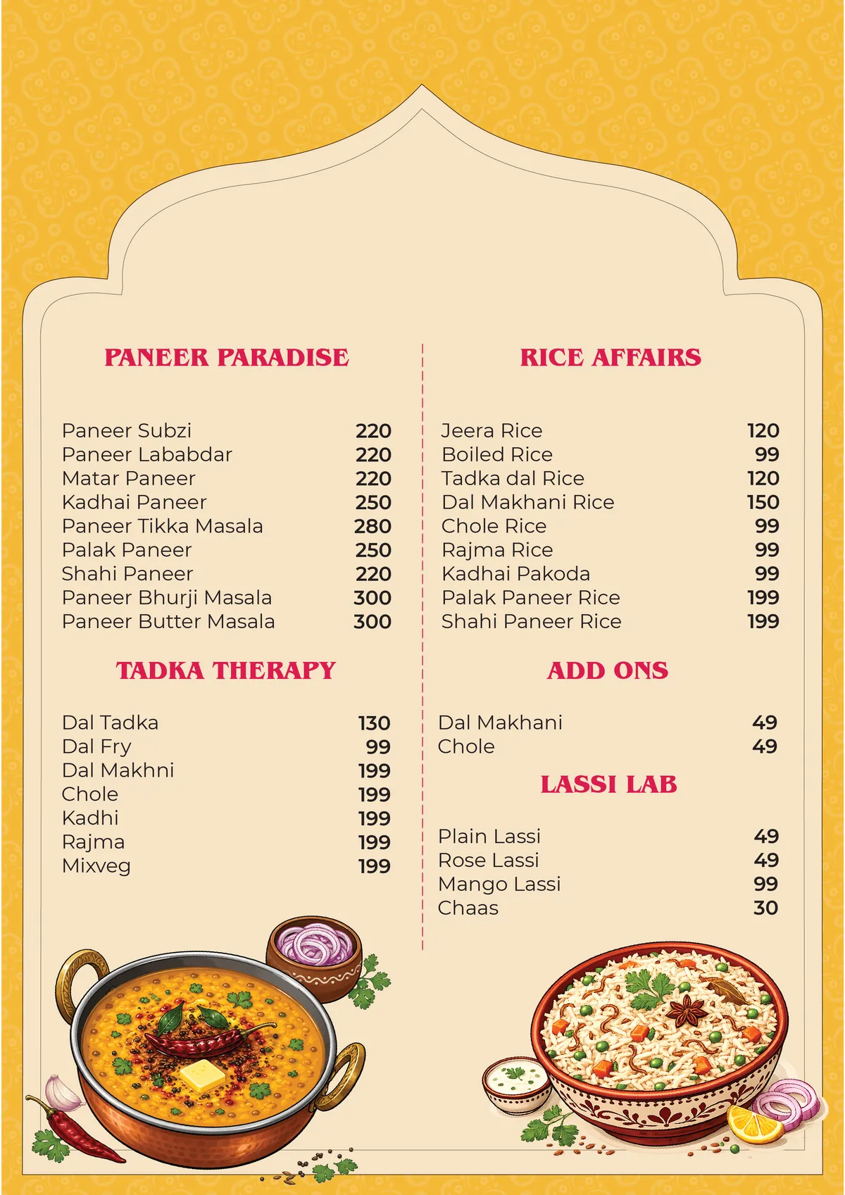 Menu Page 3